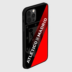 Чехол для iPhone 12 Pro АТЛЕТИКО МАДРИД ATLETICO, цвет: 3D-черный — фото 2