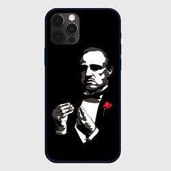 Чехол для iPhone 12 Pro Крёстный Отец The Godfather, цвет: 3D-черный
