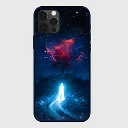 Чехол для iPhone 12 Pro Душа идущая в космос Soul space Z, цвет: 3D-черный