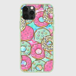 Чехол iPhone 12 Pro РазНоцветные Пончики