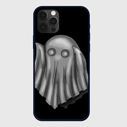 Чехол для iPhone 12 Pro Бу!, цвет: 3D-черный