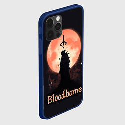 Чехол для iPhone 12 Pro Знак охотника, цвет: 3D-тёмно-синий — фото 2