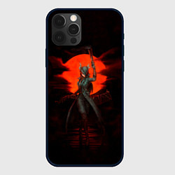 Чехол для iPhone 12 Pro Blood moon, цвет: 3D-черный