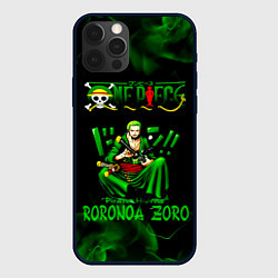 Чехол для iPhone 12 Pro Ророноа Зоро Ван-Пис, цвет: 3D-черный
