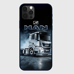 Чехол для iPhone 12 Pro Man фура, цвет: 3D-черный