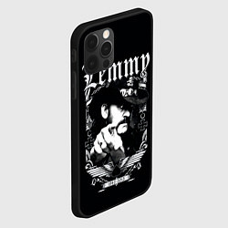 Чехол для iPhone 12 Pro RIP Lemmy, цвет: 3D-черный — фото 2