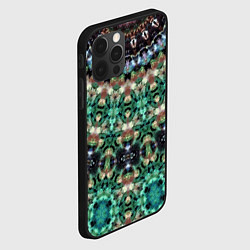 Чехол для iPhone 12 Pro Этнический восточный узор, цвет: 3D-черный — фото 2