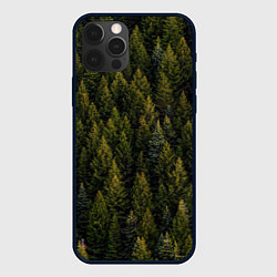 Чехол для iPhone 12 Pro Лес вечный, цвет: 3D-черный