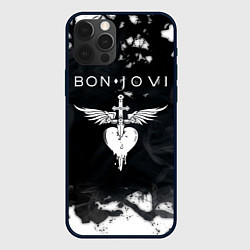 Чехол для iPhone 12 Pro BON JOVI БОН ДЖОВИ, цвет: 3D-черный