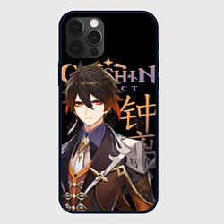 Чехол iPhone 12 Pro Чжун Ли, Genshin Impact