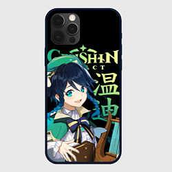 Чехол iPhone 12 Pro Венти, Genshin Impact