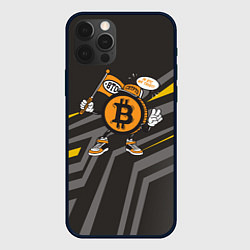 Чехол iPhone 12 Pro BTC монета