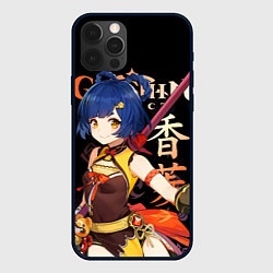 Чехол для iPhone 12 Pro Сян Лин Genshin Impact, цвет: 3D-черный
