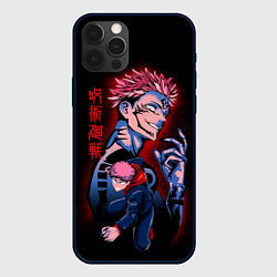 Чехол iPhone 12 Pro Магическая битва, Сукуна и Итадори