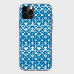 Чехол iPhone 12 Pro Снеговик Хоккей