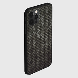 Чехол для iPhone 12 Pro Geometric textures, цвет: 3D-черный — фото 2