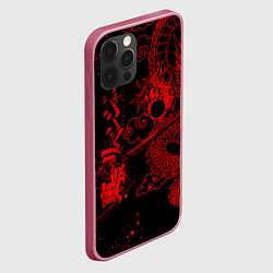 Чехол для iPhone 12 Pro ТОКИЙСКИЕ МСТИТЕЛИ КРАСНЫЙ ДРАКОН, цвет: 3D-малиновый — фото 2