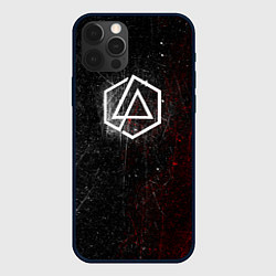 Чехол для iPhone 12 Pro Linkin Park Logo Линкин Парк, цвет: 3D-черный