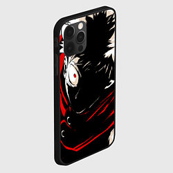 Чехол для iPhone 12 Pro Юджи Итадори злой Магическая битва, цвет: 3D-черный — фото 2