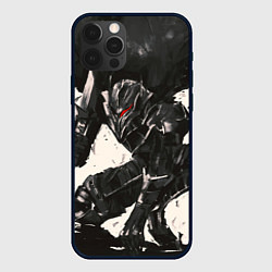 Чехол для iPhone 12 Pro BERSERK ILLUSTRATION БЕРСЕРК, цвет: 3D-черный