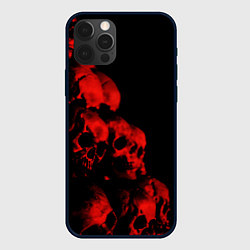 Чехол для iPhone 12 Pro Черепа свалка, цвет: 3D-черный