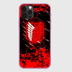 Чехол iPhone 12 Pro Атака Титанов: Red