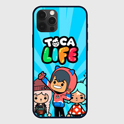 Чехол для iPhone 12 Pro Toca Life: Friends, цвет: 3D-черный