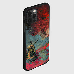 Чехол для iPhone 12 Pro Sekiro Самурай против дракона, цвет: 3D-черный — фото 2