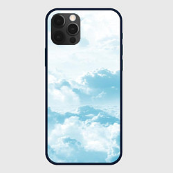 Чехол для iPhone 12 Pro Плотные облака, цвет: 3D-черный