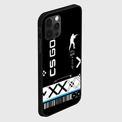 Чехол для iPhone 12 Pro Поток информации СS:GO, цвет: 3D-черный — фото 2