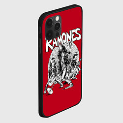 Чехол для iPhone 12 Pro BW Ramones, цвет: 3D-черный — фото 2