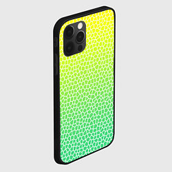 Чехол для iPhone 12 Pro Витражная мозаика, цвет: 3D-черный — фото 2