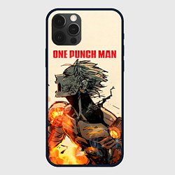 Чехол iPhone 12 Pro Разрушение Геноса One Punch-Man