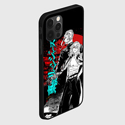 Чехол для iPhone 12 Pro МАЙКИ ТОЙКИЙСКИЕ МСТИТЕЛИ НЕОН ЛОГО, цвет: 3D-черный — фото 2
