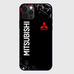 Чехол для iPhone 12 Pro MITSUBISHI SAMURAI JAPAN STYLE ИЕРОГЛИФЫ, цвет: 3D-черный