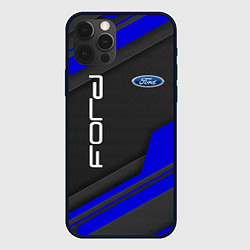 Чехол для iPhone 12 Pro Ford Форд авто, цвет: 3D-черный