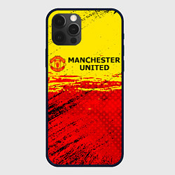 Чехол для iPhone 12 Pro Manchester United: Дьяволы, цвет: 3D-черный