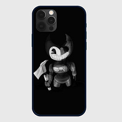 Чехол для iPhone 12 Pro BENDY - БЕНДИ РОБОТ, цвет: 3D-черный