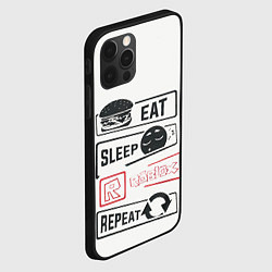 Чехол для iPhone 12 Pro Roblox repeat, цвет: 3D-черный — фото 2