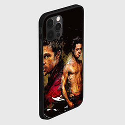 Чехол для iPhone 12 Pro Бред Питт Бойцовский клуб, цвет: 3D-черный — фото 2
