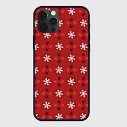 Чехол iPhone 12 Pro Snowflakes