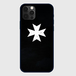 Чехол для iPhone 12 Pro Черные Храмовники раскраска доспеха, цвет: 3D-черный