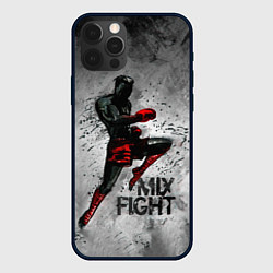 Чехол для iPhone 12 Pro MIX FIGHT, цвет: 3D-черный