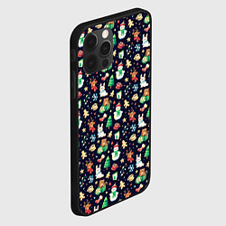 Чехол для iPhone 12 Pro Christmas Holiday, цвет: 3D-черный — фото 2