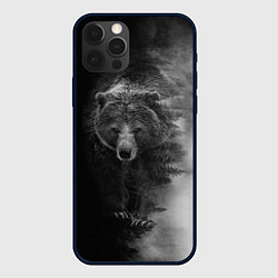 Чехол для iPhone 12 Pro EVIL BEAR, цвет: 3D-черный