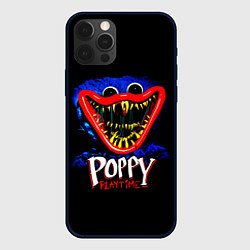 Чехол для iPhone 12 Pro Poppy Playtime: Huggy, цвет: 3D-черный