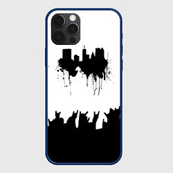 Чехол для iPhone 12 Pro Black sity Город тьмы, цвет: 3D-тёмно-синий