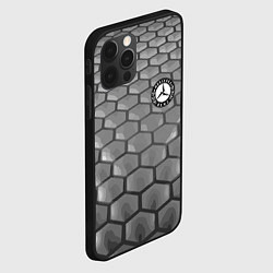 Чехол для iPhone 12 Pro Mercedes-Benz pattern, цвет: 3D-черный — фото 2