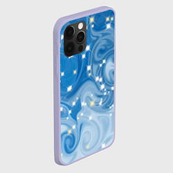 Чехол для iPhone 12 Pro Голубая метелица, цвет: 3D-светло-сиреневый — фото 2