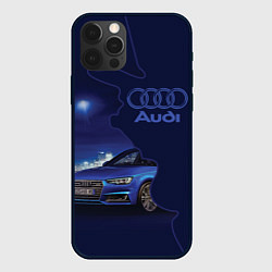 Чехол iPhone 12 Pro AUDI лого